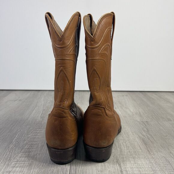 Tecovas The Cartwright 11.5 EE Wide Hazelnut Handmade Calf Cowhide Cowboy Boot K - Picture 5 of 11